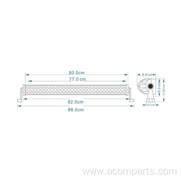 led light bar car for offroad auto rampe